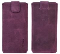 Custodia Esclusiva In Vera Pelle Suncase Per Smartphone Olympia Neo