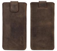 Custodia Esclusiva In Vera Pelle Suncase Per Smartphone Olympia Neo