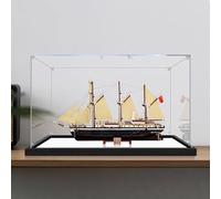 Custodia espositiva in acrilico per modello di nave Lego 10335 Endurance Expedition Ship, scatola espositiva antipolvere, scatola di stoccaggio, scatola trasparente, scatola espositiva compatibile con
