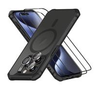 Custodia ESR per iPhone 15 Pro compatibile con MagSafe, set con 2 pellicole protettive per lo schermo e una singola pellicola protettiva per l'ob