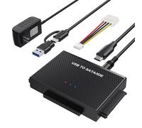 Custodia esterna per disco rigido SATA HDD da 2,5 pollici SATA SSD HDD USB 3.0 a SATA III Hard Disk Case 7mm 9,5mm Compatibile con WD Seagate Toshiba Samsung Hitachi PS4 Xbox (E39-enclosure)