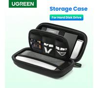 Custodia esterna per hard disk UGREEN, organizer da viaggio per accessori elettronici, per hard disk da 2,5 pollici / cuffie / chiavetta USB / cavi per hard disk Taglia piccola,Taglia largaEVA
