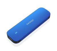 Aisens Custodia esterna M.2 (NGFF) ASM2-026BLU NVMe USB 3.2 Gen2 Alluminio Blu