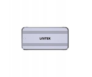 Custodia esterna Unitek S1242AGY M.2 NVMe USB4 Alluminio Grigio con ventola