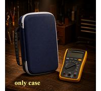 Custodia EVA per multimetro digitale (solo custodia) compatibile con Fluke 117 115 116 87V, borsa portatile per strumenti, , sonde e accessori