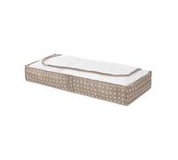Compactor Rivoli Custodia piatta sottoletto, Antipolvere, Marrone "RIVOLI", Polipropilene, 45 x 108 x H. 15 cm, RAN5182_BROWN