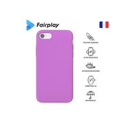 Custodia FairPlay in silicone liquido per iPhone 7/8 lavanda