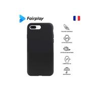Custodia FairPlay in silicone liquido per iPhone 7/8 nera