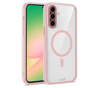 Custodia fantastica per Samsung A566 Galaxy A56 5G con bordo magnetico rosa