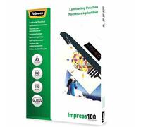 Custodia Fellowes 5351205 Plastificatrice 100 Unità Trasparente A3 [100 Unità