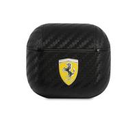 Custodia Ferrari FESA3CABK On Track in poliuretano nero carbonio - AirPods 3