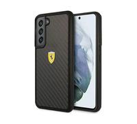Custodia Ferrari On Track Real - Galaxy S22 Nero