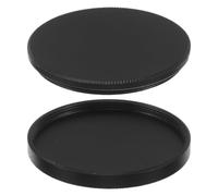 Custodia Filtro Fotocamera 43mm, Coperchio Trasparente Nero | Scocca Protettiva Rigida, Profilo Sottile, per Filtri UV e Lenti, Casa e Borsa