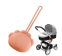 Custodia fittizia - Porta ciuccio in silicone | Custodia per capezzoli portatile, supporto fittizio a forma di animale con cordino per le uscite quotidiane, i lunghi viaggi, Leš passeggiate, il ca