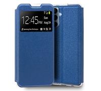 Fantastica custodia Flip Cover blu tinta unita per Samsung Galaxy A25 5G