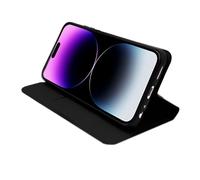 Custodia Flip Cover nera Cool Elegance per iPhone 14 Pro Max