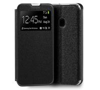 Custodia Flip Cover nera fantastica e liscia per Samsung Galaxy M21