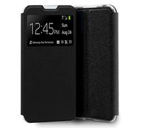 Custodia Flip Cover nera liscia e fantastica per Motorola Moto G9 Plus