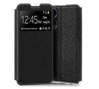 Custodia Flip Cover nera liscia e fantastica per Oppo A38