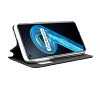 Custodia Flip Cover nera liscia e fantastica per Realme 9i
