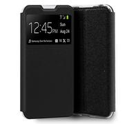 Custodia Flip Cover nera liscia e fantastica per TCL 20 5G
