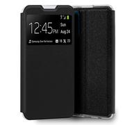Custodia Flip Cover nera liscia e fresca per Oppo Find X3 Lite