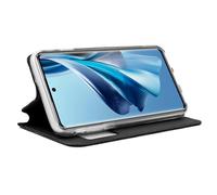 Custodia Flip Cover nera liscia e fresca per OPPO Reno10 5G/10 Pro 5G