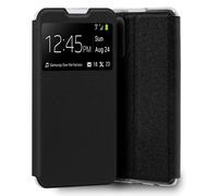Custodia Flip Cover nera liscia e fresca per Xiaomi Redmi Note 10 Pro