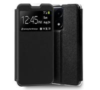 Custodia Flip Cover Nera Semplice e Cool per Xiaomi Poco X6 Pro 5G