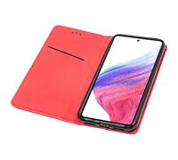 Custodia Flip Cover rossa tinta unita per Samsung Galaxy A53 5G A536