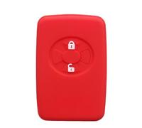 Custodia Fob Per Chiave In Silicone Per Auto Per Toyota RAV4 Per Rukus Per Vanguard 2 Pulsanti Accessori Shell Guscio Chiave(Red)