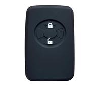 Custodia Fob Per Chiave In Silicone Per Auto Per Toyota RAV4 Per Rukus Per Vanguard 2 Pulsanti Accessori Shell Ricambi auto(Black)