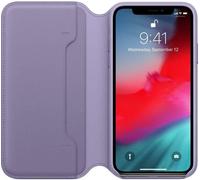 Custodia Folio In Pelle Originale Apple iPhone XS - Viola Lilla - Nuova