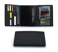 Custodia folio per Rocketbook Everlast, misura lettere, tessuto impermeabile, multiorganizer con passante per penne, scomparto con cerniera, porta biglietti da visita, adatta per taccuino A5, colore