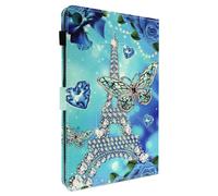 Custodia folio per Tab M10 Gen 3, con linguetta magnetica, Torre Eiffel
