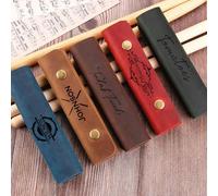 Custodia For Bacchette In Pelle Personalizzata, Porta Bacchette Personalizzato, Custodia For Bacchette, Regalo Inciso For Musicista, Regalo For Fidanzato Batterista