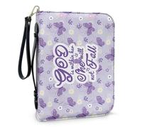 Custodia for Bibbie, Libri Di Testo, Pratica Protezione for Libri Con Porta Penna Integrato, Copertina Portatile for Quaderni Ideale for Viaggi, Studio, Culto Uso Quotidiano(Pattern J,30.5CM)