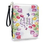 Custodia for Bibbie, Libri Di Testo, Pratica Protezione for Libri Con Porta Penna Integrato, Copertina Portatile for Quaderni Ideale for Viaggi, Studio, Culto Uso Quotidiano(Pattern C,30.5CM)