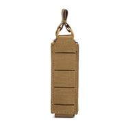 Custodia For Caricatore In Nylon Da 9 Mm Custodia Tattica Molle Singola Leggera 1000D Accessori For La Caccia Allo Zaino(TAN)
