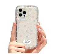 Custodia for cellulare carina Cherry, compatibile for iPhone, 17 15 16 13 11 12 14 Pro Max 7 8 Plus Air 16e XR SE 2022 Cover morbida trasparente antiurto Coque(JV79,IPhone 13 Pro Max)