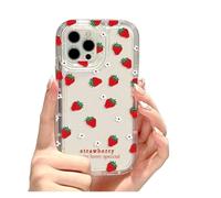 Custodia for cellulare carina Cherry, compatibile for iPhone, 17 15 16 13 11 12 14 Pro Max 7 8 Plus Air 16e XR SE 2022 Cover morbida trasparente antiurto Coque(JU85,IPhone SE (2020))
