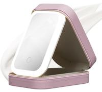 Custodia for cosmetici illuminata - Custodia for specchio con luci a LED, Custodia for cosmetici con luci integrate, Scatola for cosmetici antipolvere con maniglia for Gite Gite Tour Viaggi Uso quotid