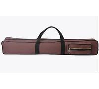 Custodia for flauti multipli in tessuto Oxford con tracolla, contiene 7 flauti, for accessori for bande musicali e orchestre 73 x 14 x 7 cm(Brown)