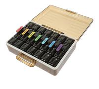 Custodia for medicinali compatta Organizer for pillole Organizer for medicinali compatto Organizer for medicinali staccabile Custodia for medicinali staccabile Custodia resistente all'usura Dispenser