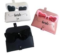 Custodia For Occhiali Da Sole Morbida In Ecopelle Personalizzata, Porta Occhiali Con Nome Personalizzato, Regalo For La Festa Del Papà, Custodia For Occhiali Da Lettura For Mamma, Pelle PU