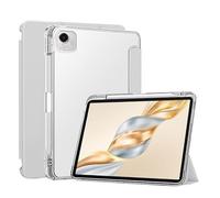 Custodia for tablet a tre ante adatta for Huawei Honor Pad X9a 11.5 pollici ELN2-W29 2025 Smart Cover magnetica con portapenne(Gray)