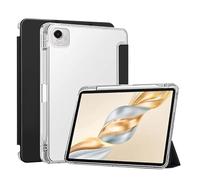Custodia for tablet a tre ante adatta for Huawei Honor Pad X9a 11.5 pollici ELN2-W29 2025 Smart Cover magnetica con portapenne(Black)