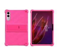 Custodia for tablet adatta for Lenovo Yoga Tab 2025 11.1 pollici TB-710FU Custodia morbida in silicone regolabile con supporto antiurto(Hot Pink)