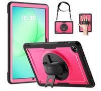 Custodia for tablet adatta for Samsung Galaxy Tab A11 Plus 11 pollici 2025 A9 + SM-X216B SM-X210 Custodia ibrida sicura antiurto(Hot Pink,A11 Plus 11inch 2025)
