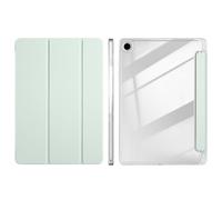 Custodia for tablet adatta for Samsung Galaxy Tab A11 Plus 11 pollici SM-X230 X235 Cover rigida posteriore in acrilico trasparente con portapenne(Mint green)